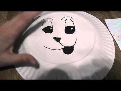 How to make a wind ghost cat paper paper plate