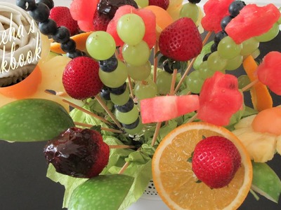 How to make Fresh Fruit Bouquet (Do It Yourself - DIY)