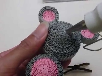How to make mouse with kokoru paper
