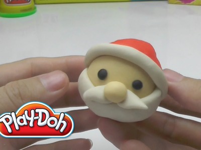 Play-Doh Santa Claus   Christmas -  How to Do   DIY Clay
