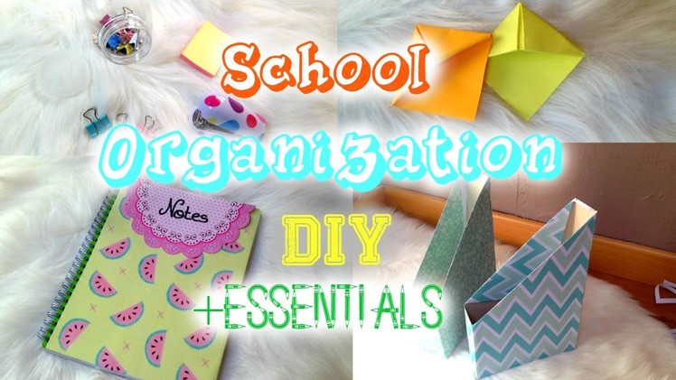 School Organization DIY + Essentials - Collab with Zzoerodriguez