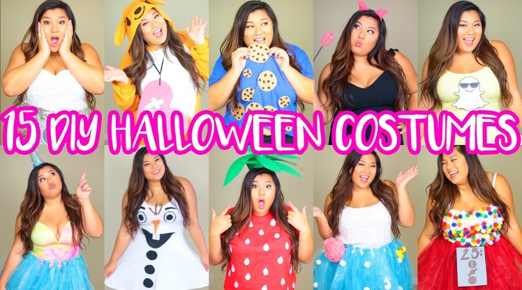 15 DIY Halloween Costumes! Last Minute, Cute & Easy!