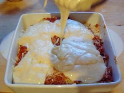 Béchamel sauce How to make Lasagna Cheese white sauce Moussaka