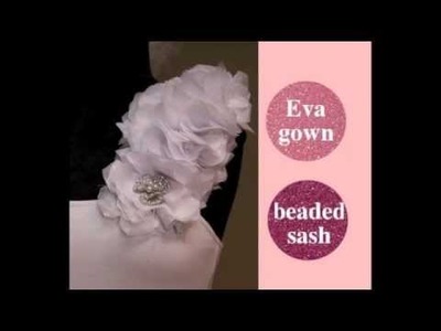 {CAMRYN} How to make a fabric flower for your Wedding Gown