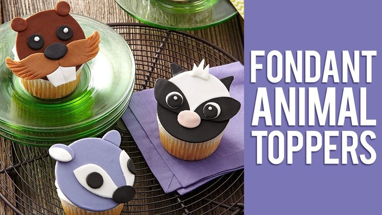 DIY Animal Cupcake Toppers