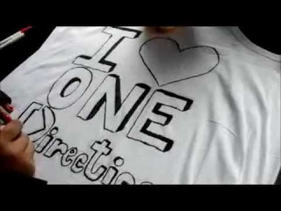 DIY One Direction T-Shirt