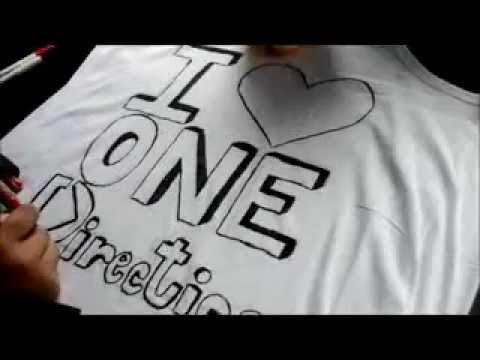 DIY One Direction T-Shirt
