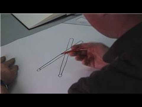 Drawing Lessons : How to Draw Drumsticks
