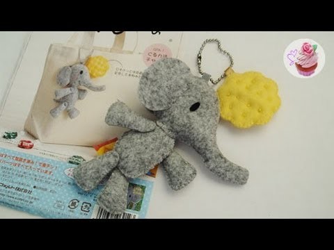 Felt elephant plush kit