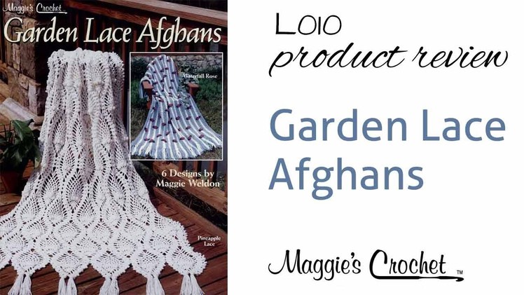 Garden Lace Afghans Crochet Pattern Product Review L010