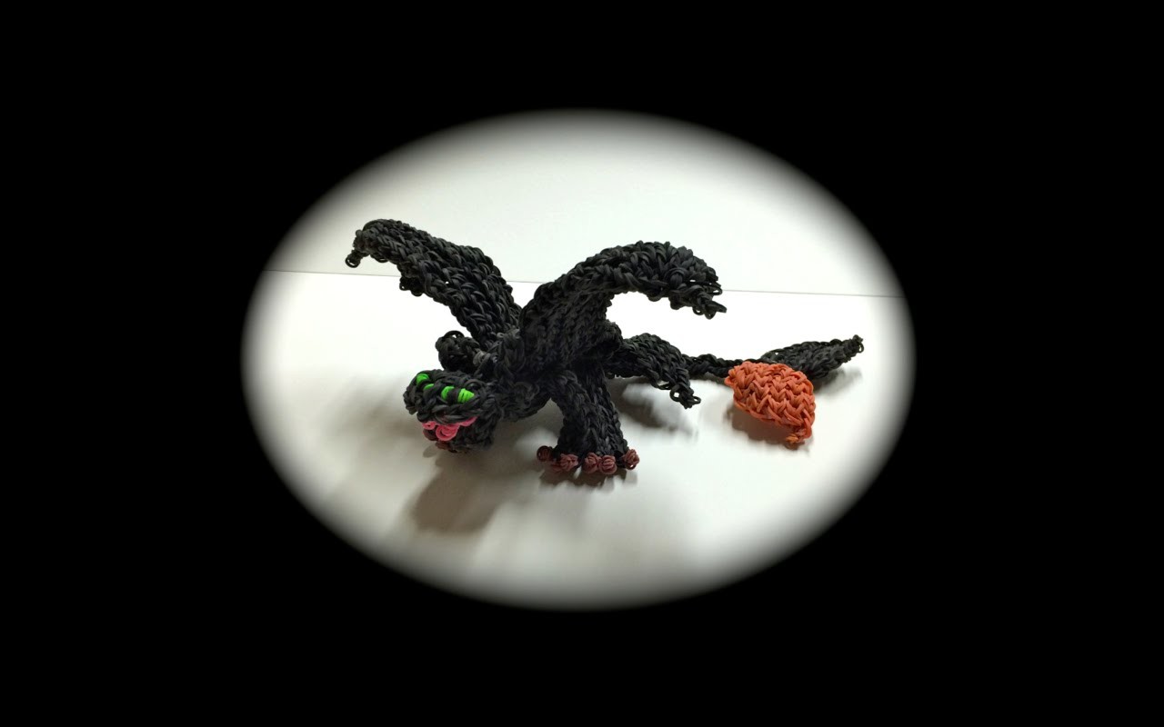 How to Loom Your Dragon (Part 5.9 Toothless.Nightfury Adult)