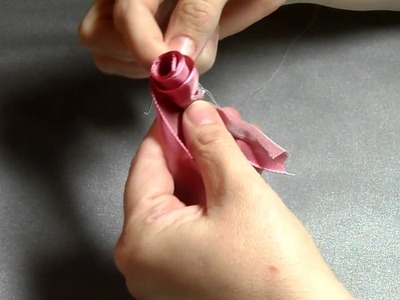 How to make a French Ribbonwork Rose