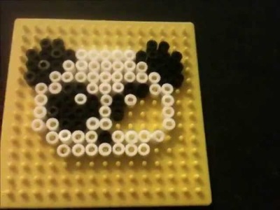 How to make a perler bead  panda