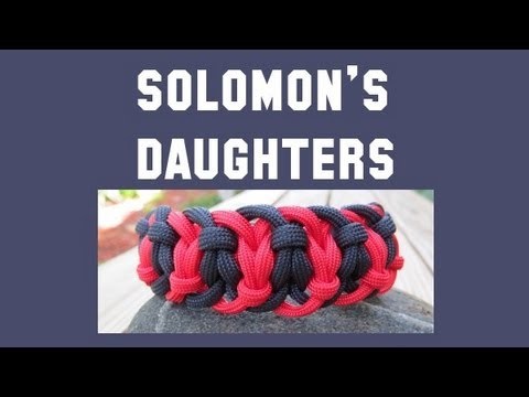 How to make a Solomon's Daughters Paracord Bracelet Tutorial (Paracord 101)