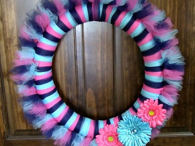 How to make a Tulle Wreath