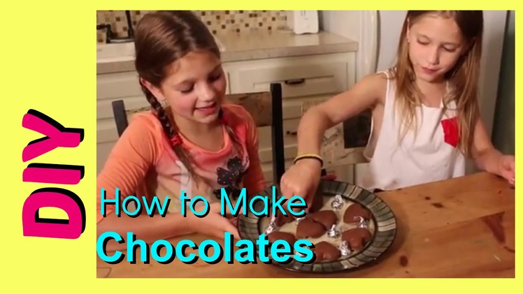 How to Make Homemade Chocolates DIY | Easy No Bake Chocolate Hearts | Father's Day Gifts