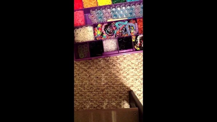 How to organize your rainbow loom rubber bands