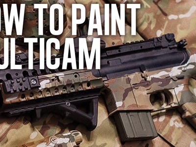 How to Spray Paint MultiCam LEGIT!