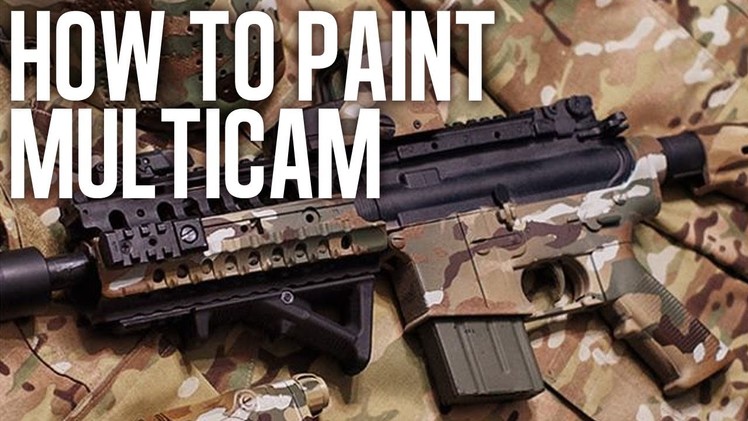 How to Spray Paint MultiCam LEGIT!