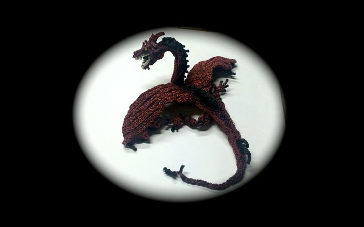 Part 8.14 Rainbow Loom Smaug from The Hobbit, Adult