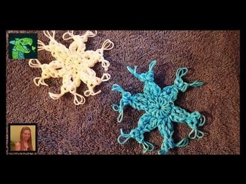 Snowflake Ornaments with the Rainbow Loom Hook by Willowcreat AKA Cheryl Mayberry
