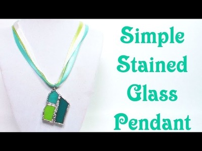 Stained Glass Scrap Necklace Tutorial