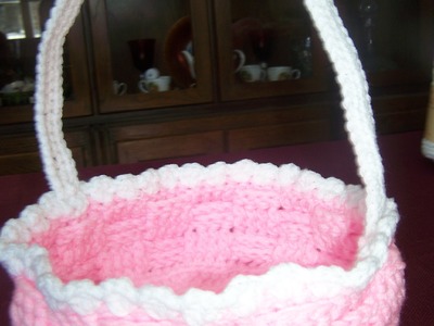 Video 4 Crochet Easter Basket