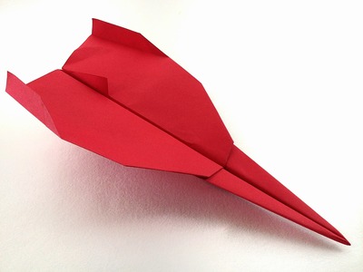 Action Fun Origami - Paper Flying Jet Plane (Fire Ranger) - Flies quite a distance !