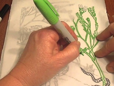 ASMR  **TRACING ON PAPER WITH MARKERS**