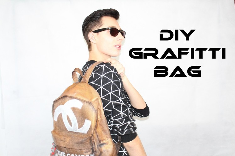 CHANEL INSPIRED GRAFITTI BAG! Fashion DIY Part 2