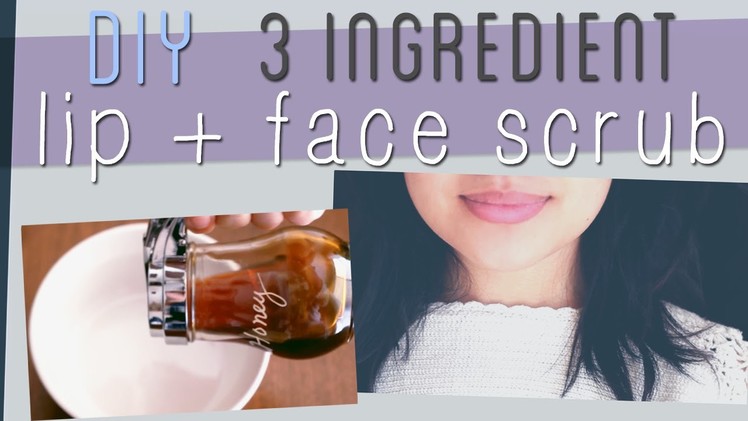 DIY 3 Ingredient Lip & Face Scrub | psstminnie