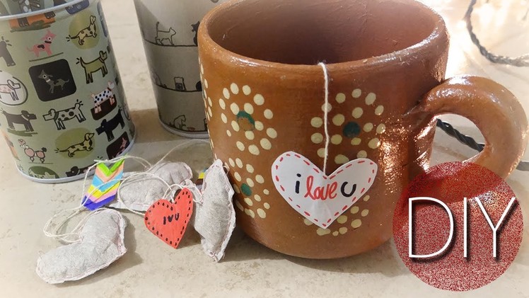 DIY: bolsas de té en forma de corazón ♥