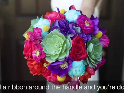 DIY Bouquet - How to DIY a Bouquet with Silk Flowers