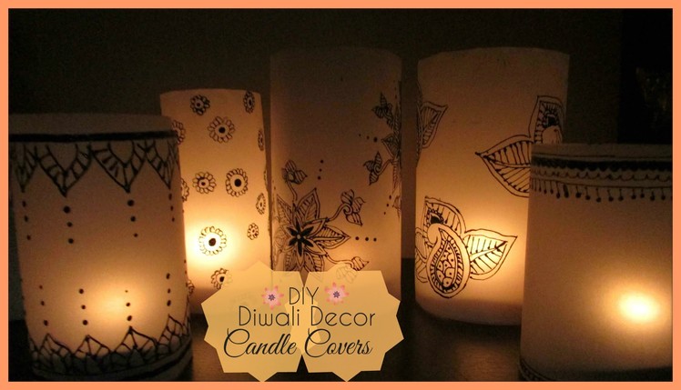 DIY candle covers
