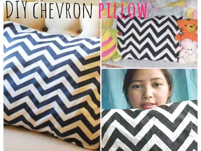 DIY: Chevron Pillow Case | berrypink23