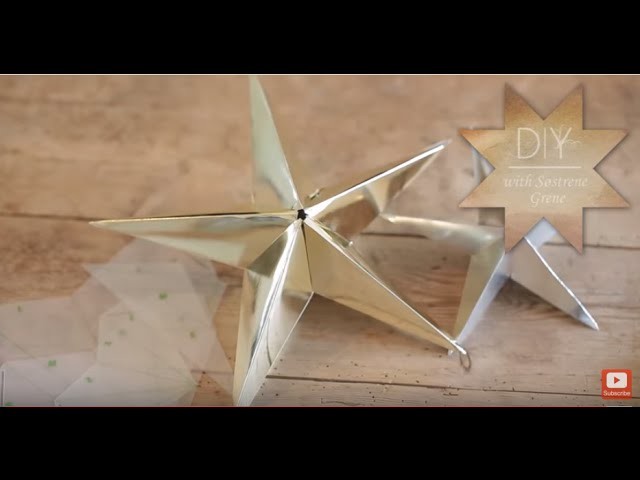 DIY: Christmas decorations star by Søstrene Grene