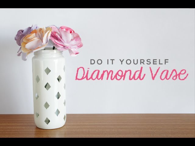 DIY Diamond Vase