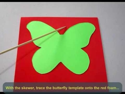DIY Foam Butterfly