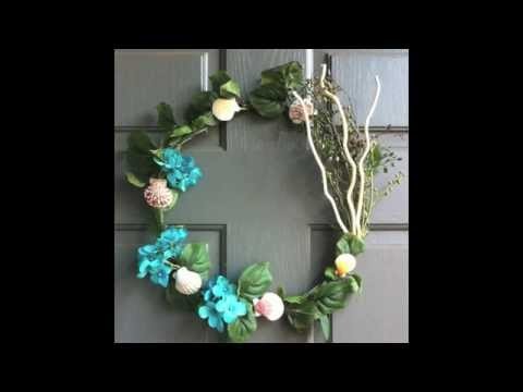 DIY - How to make a Door Wreath - Sea Shells