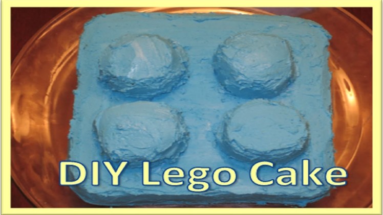 DIY Lego Brick Cake