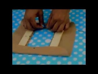DIY Make a Fabric covered Picture Frame Part 2