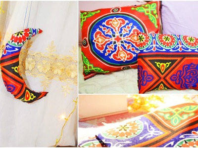 DIY No Sew Ramdan Arabic Inspired Pillows + Decoration Ideas