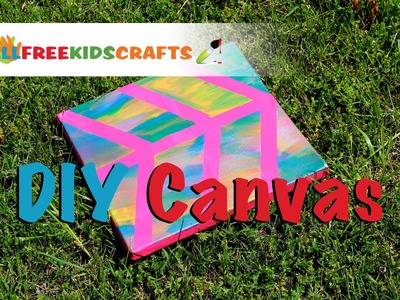 DIY Painted Canvas: Easy Canvas Craft for Kids
