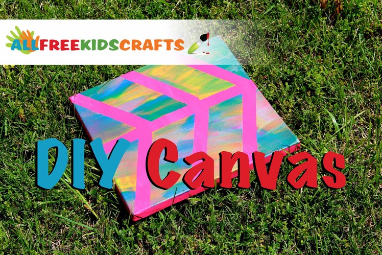 DIY Painted Canvas: Easy Canvas Craft for Kids