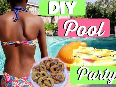 DIY Pool Party Treats & Essentials | Tashalala
