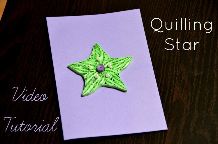 DIY Quilling Star Tutorial - Made from paper