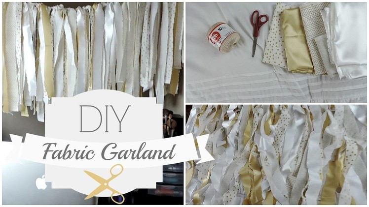 DIY Room Decor | Fabric Garland