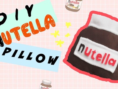 DIY Room Decor • Nutella Pillow (No Sew) • heartcindy
