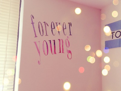 DIY | Tumblr Inspired Wall Quote ♡
