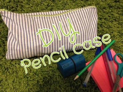 DIY zipper pencil case